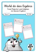 Vorschau - Arbeitsblätter - Würfel dir dein Ergebnis ZR1000 - 6 - Deckblatt