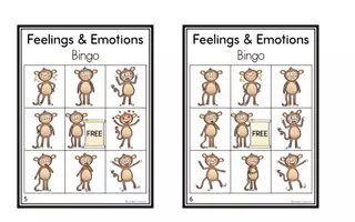Aperçu - Jeux - Feelings & Emotions - Bingo - Page 3