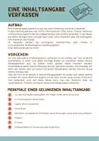 Vorschau - Arbeitsblätter - Eine Inhaltsangabe verfassen - Deckblatt