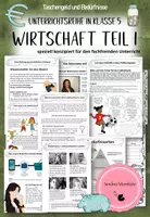 Vorschau - Unterrichtsreihen - Wirtschaft in Klasse 5 - Deckblatt