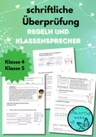 Vorschau - Test - Test Regeln Klassensprecher - Deckblatt