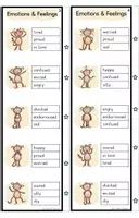 anteprima - Esercizi - Feelings & Emotions - Peg Cards - Pagina 2