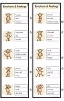 anteprima - Esercizi - Feelings & Emotions - Peg Cards - Pagina 3