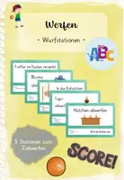 Vorschau - Stundenentwürfe - Werfen gesamte Unterrichtsreihe - Seite 1