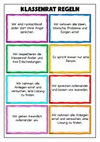 Vorschau - Poster - Klassenrat - Materialpaket für Sekundarstufen - Seite 1