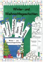 Vorschau - Mal- und Bastelvorlagen - Winter- und Weihnachtsgeschichten - Deckblatt