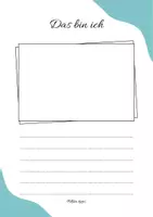 Vorschau - Arbeitsblätter - Das bin ich - Portfoliovorlagen - Seite 3