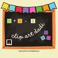 anteprima - Materiale di supporto/inclusione - CLIP ART DADI (66 clipart e un PDF) - Pagina 1