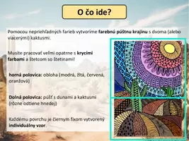 Náhľad - UMENIE: Zentangle púštna krajina - strana 2