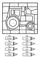 Vorschau - Arbeitsblätter - Paquet de matériel de coloriage de calcul - 12 feuilles de coloriage de calcul (français) - Seite 2