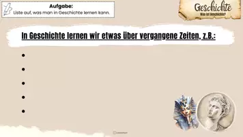 Vorschau - Präsentationen/Tafelbilder - Einführung Geschichte - Die erste Geschichtsstunde (Präsentation, Arbeitsblätter, Lösungen) - Seite 3