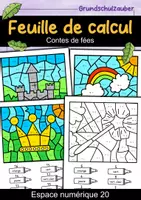 Vorschau - Arbeitsblätter - Fiche de calcul sur les contes - 4 fiches de calcul (français) - Deckblatt