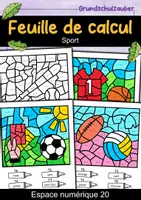 Vorschau - Arbeitsblätter - Fiche de calcul sport - 4 fiches de calcul (français) - Deckblatt
