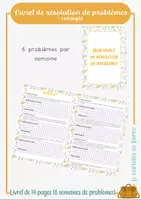 Aperçu - Apprentissages en autonomie - Livret de résolution de problèmes - Page de couverture