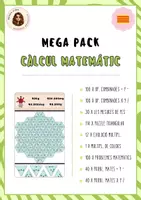 Vista previa - Juegos / Gamificación - Mega pack CÀLCUL MATEMÀTIC - Portada