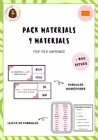 Vista previa - Refuerzo / NEE / Materiales de apoyo - Mega pack LLENGUA CATALANA - página 3