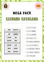 Vista previa - Refuerzo / NEE / Materiales de apoyo - Mega pack LLENGUA CATALANA - Portada