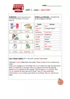 Vorschau - Arbeitsblätter - CHECK Unit 1, MORE 2: First day back at school - Seite 1