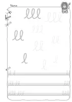 Vorschau - Arbeitsblätter - Grundschrift flüssig schreiben - Lola Heft 1 (Einsterns Schwester) - Seite 2