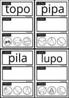 anteprima - Esercizi - Gioco Leggi, scrivi, trova st. minuscolo - Pagina 2