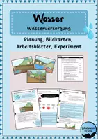 Vorschau - Stundenentwürfe - Sachunterricht: Wie funktioniert die Wasserversorgung? - Deckblatt