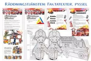 förhandsvisning - SOS Del 2 Räddningstjänsten och Ambulansen – Fakta, skriv, klurigheter och pyssel - sida 1