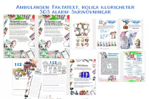 förhandsvisning - SOS Del 2 Räddningstjänsten och Ambulansen – Fakta, skriv, klurigheter och pyssel - sida 2