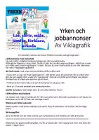 förhandsvisning - Yrken – 30 sidor Läs, skriv, måla, jämför, förklara, avkoda - sida 1