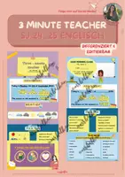 Vorschau - Arbeitsblätter - Three-minute teacher SJ 24/25 Englisch *editierbar - Deckblatt
