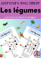 Vorschau - Spiele - Les légumes (les mots croisés en images) Kreuzworträtsel - Deckblatt
