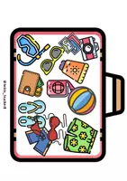 Vista previa - Hojas de trabajo - Vacation suitcase vacation pack - página 2