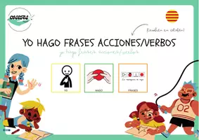 Vista previa - Refuerzo / NEE / Materiales de apoyo - YO HAGO FRASES ACCIONES-VERBOS - página 1