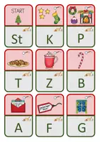 Vorschau - Spiele - Mini-Lesespiel Anlaute Advent / Weihnachten - Seite 1