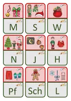 Vorschau - Spiele - Mini-Lesespiel Anlaute Advent / Weihnachten - Seite 2