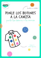 Vista previa - Tarjetas / Manipulativos - PONLE LOS BOTONES A LA CAMISA - Portada
