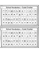 Vorschau - Arbeitsblätter - School Vocabulary - Puzzle Task Cards - Seite 2