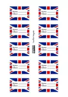 Vista previa - Tarjetas / Manipulativos - English Notebook Labels - página 2