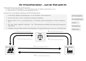 Vorschau - Stundenentwürfe - Unterrichtsstunde zum erweiterten Wirtschaftskreislauf - Seite 1