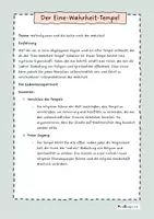 Vorschau - Arbeitsblätter - GX Der Eine-Wahrheit-Tempel - Gedankenexperiment zu den Weltreligionen - Seite 3