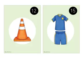 Vorschau - Arbeitsblätter - Fußball: Rechenspaziergang (ZR20) - differenziert - Seite 3