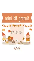 Aperçu - Apprentissages en autonomie - mini kit d'activités automnales GRATUIT - Page de couverture