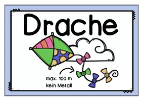 Vorschau - Präsentationen/Tafelbilder - Belehrung: Gefahren beim Drachensteigen (Drachen steigen lassen) - Seite 2