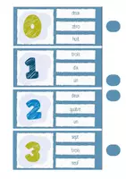 Vorschau - Stationenlernen - Les nombres - Klammerkarten - Seite 3