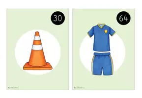 Vorschau - Arbeitsblätter - Fußball: Rechenspaziergang (ZR 100) - Einmaleins - Seite 3