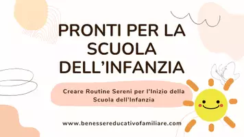 anteprima - Altro tipo di materiale - Come affrontare l'inizio scuola infanzia - Pagina di copertina