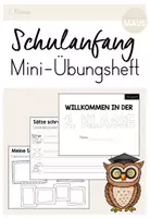 Vorschau - Arbeitsblätter - Erster Schultag Übungsheft / Wiederholung (2. Klasse) - Deckblatt