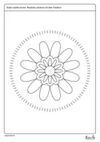 Vorschau - Arbeitsblätter - Einfache Mandalas zeichnen mit dem Fineliner - Seite 3