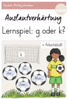 Vorschau - Spiele - Materialpaket: Lernspiele zur Auslautverhärtung - Seite 1