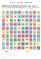 Vorschau - Spiele - Einmaleins spielerisch lernen - Multiplikation und Division - Seite 2