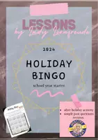 Vorschau - Spiele - After Holiday Bingo - Deckblatt